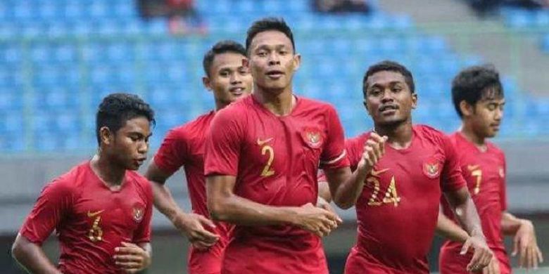 Para pemain timnas Indonesia U-22