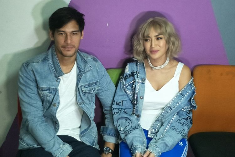 Jessica Iskandar dan Richard Kyle di kawasan Mampang, Jakarta Selatan, Jumat (23/8/2019).