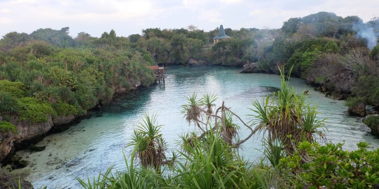 Laguna Weekuri di Kecamatan Kodi, Sumba Barat Daya, Nusa Tenggara Timur, Rabu (15/8/2018).