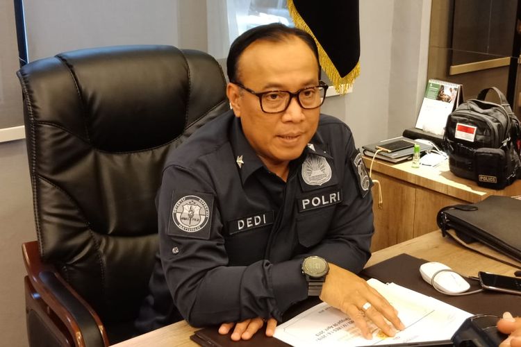 Kepala Biro Penerangan Masyarakat Divisi Humas Polri Brigjen (Pol) Dedi Prasetyo di Gedung Humas Mabes Polri, Jakarta Selatan, Kamis (11/4/2019).