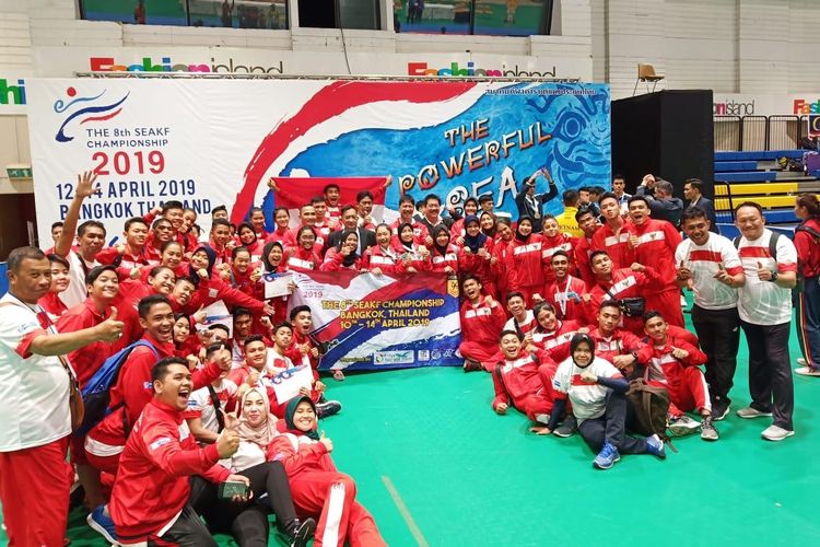 Tim nasional karate Indonesia meraih hasil positif pada Kejuaraan Karate Asia Tenggara (SEAKF) 2019 di Bangkok, Thailand, pada 12-14 April.
