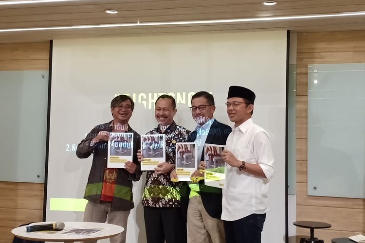 Amnesty International memberikan 9 prioritas HAM kepada BPN dan TKN serta Komnas HAM di kantor Amnesty International, Menteng, Jakarta Pusat, Senin (15/4/2019). 
