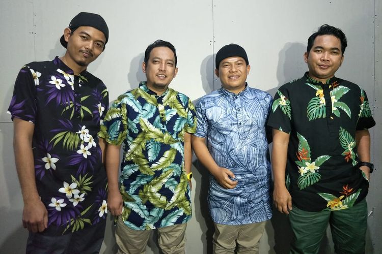 Wali band album saat peluncuran album  Melodi Cinta Ramadhan 2019  di Green Pramuka Square, Jakarta Pusat, Selasa (30/4/2019).
