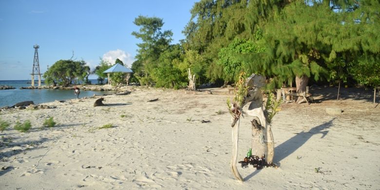 Pantai Taduno ibaratnya seperti pantai tersembunyi karena letaknya berada di ujung tanjung Pulau Kaledupa, tepatnya di Desa Sombano, Kecamatan Kaledupa, Kabupaten Wakatobi, Sulawesi Tenggara.