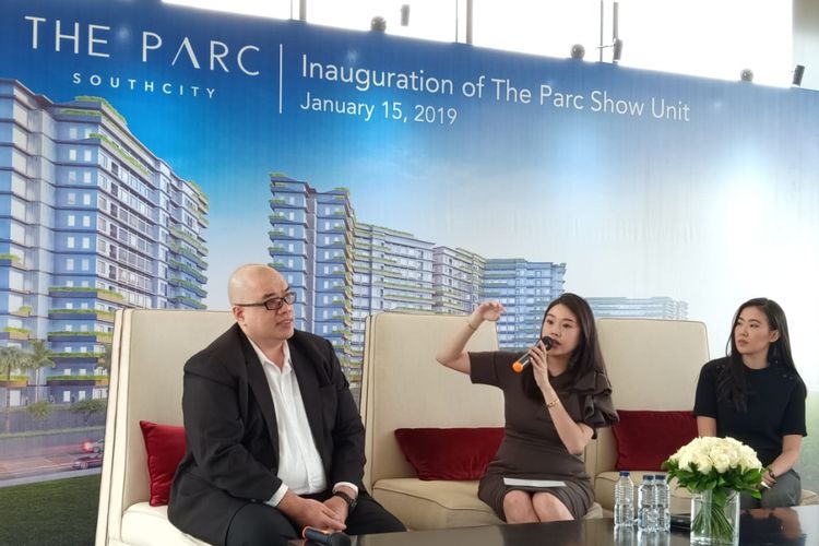 SouthCity menggelar acara Inaugurasi Show Unit Apartemen The Parc, Selasa (15/1/2019).