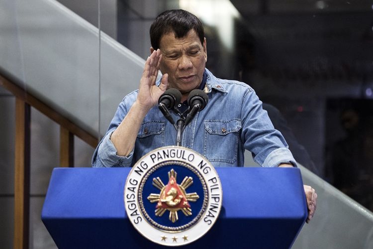 Presiden Filipina, Rodrigo Duterte.