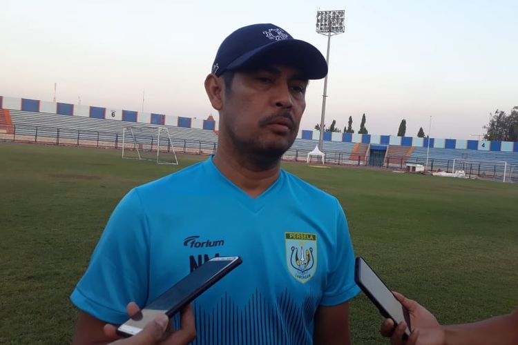 Pelatih baru Persela Lamongan, Nilmaizar.