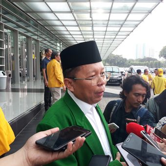 Wakil Ketua Tim Kampanye Nasional Joko Widodo-Maruf Amin, Arsul Sani di Kemayoran, Jakarta Pusat, Minggu (21/10/2018).