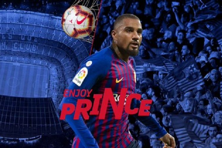 Kevin-Prince Boateng resmi dipinjam Barcelona dari Sassuolo per Senin (21/1/2019) hingga akhir musim 2018-2019. 