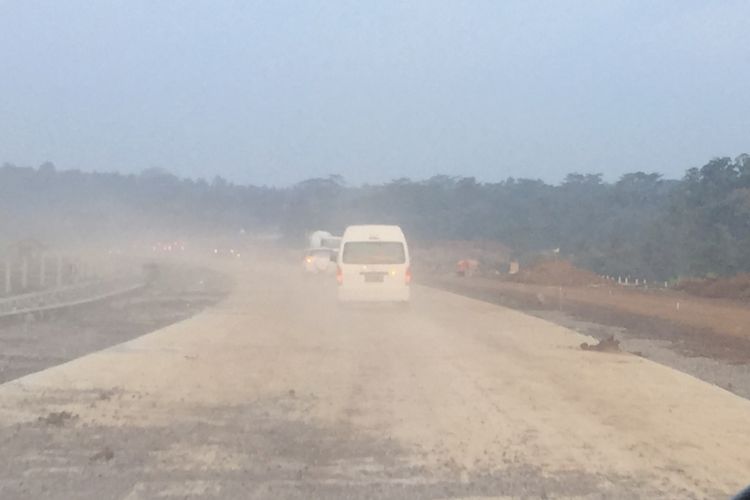 Kondisi terkini Tol Salatiga-Kartasura, Sabtu (26/5/2018).