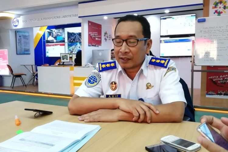 Ketua Posko Harian Mudik Lebaran Kementerian Perhubungan (Kemenhub) Arif Toha 