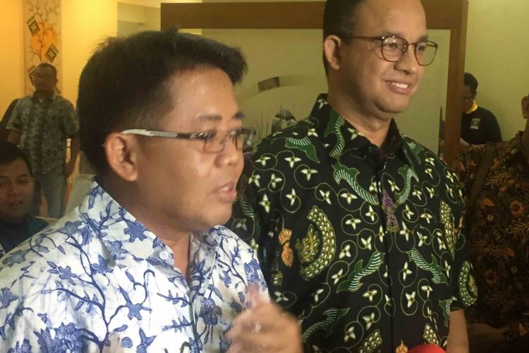 Gubernur DKI Jakarta Anies Baswedan dan Presiden PKS Sohibul Iman mengadakan pertemun tertutup di Kantor DPP PKS, Pasar Minggu, Jakarta Selatan, Sabtu (14/7/2018).