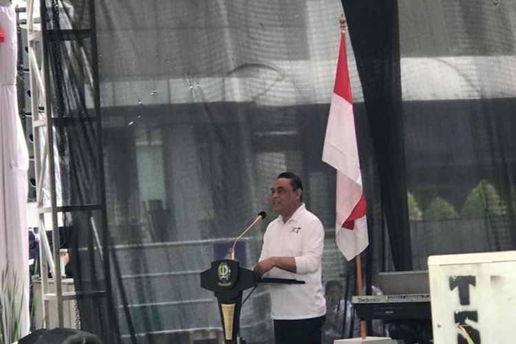 Menteri Pendayagunaan Aparatur Negara dan Reformasi Birokrasi (Menpan RB) Syafruddin di Bundaran HI, Jakarta Pusat, Minggu (25/11/2018). 