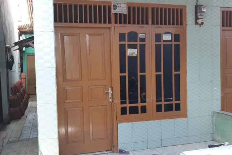 Rumah Orangtua SR dan IH, pelaku pengroyokan anggota TNI dRaya Citayam, Gang Laskar, Kecamatan Cipayung, Depok, Jawa Barat, Jumat (14/12/2018)