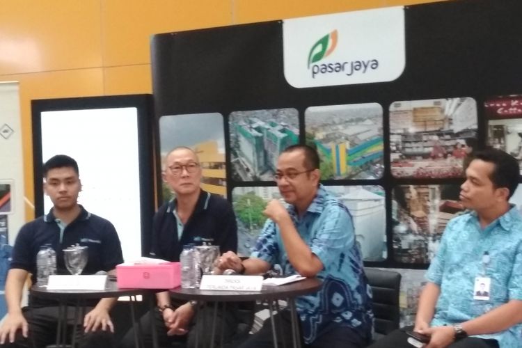 Konferensi Pers Perumda Pasar Jaya Bersama MacroAds dalam Acara Launcing Media Iklan Digital dan Wifi Gratis