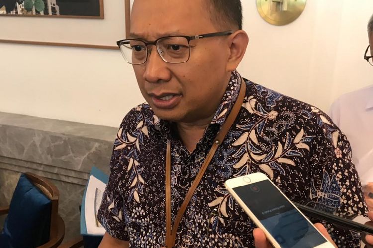 Direktur Sekuritisasi dan Pembiayaan SMF Heliantopo di Jakarta, Senin (21/1/2019).