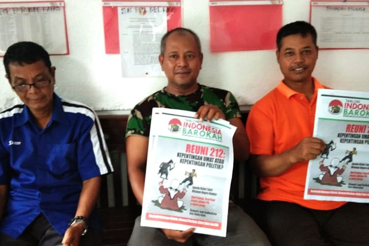 Sejumlah pengurus surau dan masjid di Kabupaten Magetan melaporkan menerima kiriman tabloid Indonesia Barokah sejak Kamis (24/1/2019) siang.