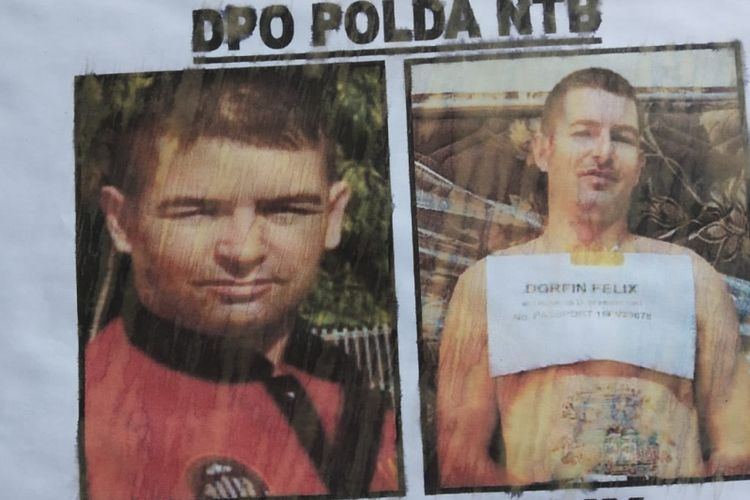 Poster DPO Dorfin Felix telah disebar namun yang bersnagkutan belum berhasil ditangkap.