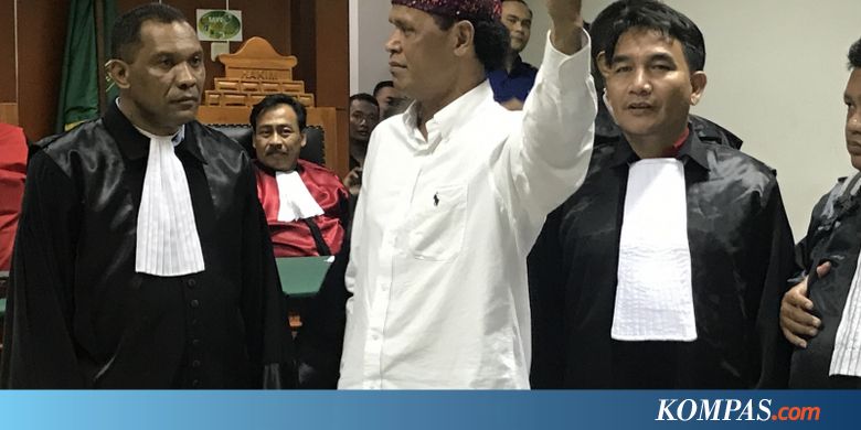 Hercules Jalani Sidang Vonis