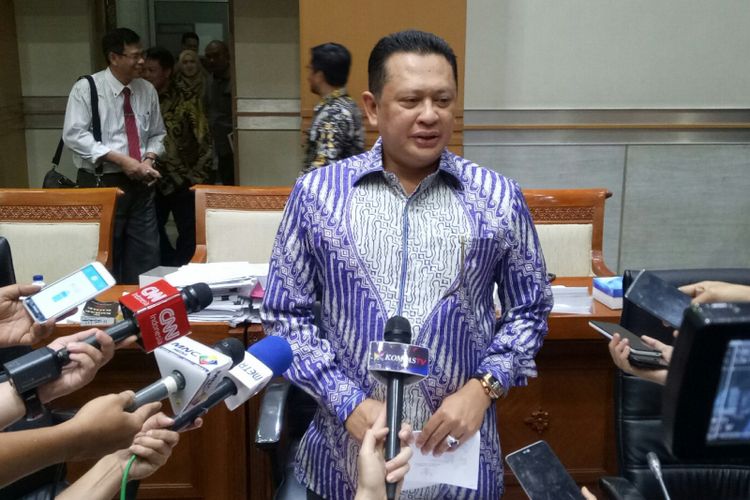 Ketua Komisi III DPR Bambang Soesatyo di Kompleks Parlemen, Senayan, Jakarta, Rabu (13/9/2017)