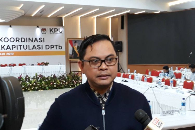 Komisioner KPU Viryan Azis di kantor KPU, Menteng, Jakarta Pusat.