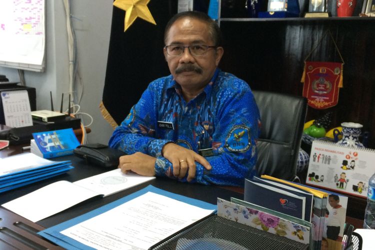 Kepala BNN Provinsi DKI Jakarta Brigadir Jenderal (Pol) Johny P Latupeirissa di kantornya, Jumat (12/5/2017).