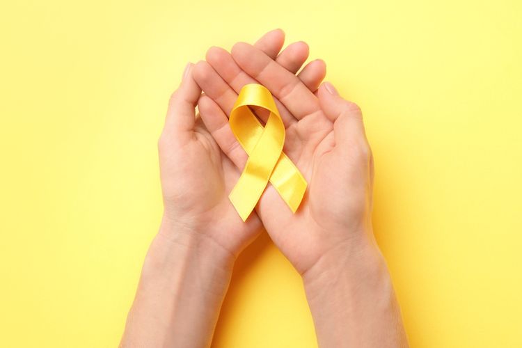 Pita kuning, lambang cegah bunuh diri.