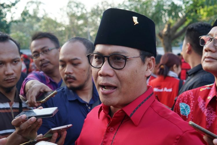 Wakil Sekjen Partai Demokrasi Indonesia Perjuangan (PDI-P) Ahmad Basarah.