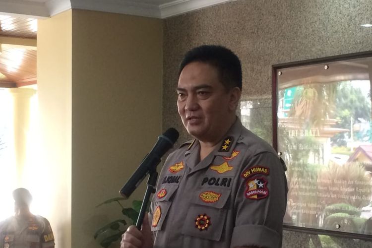 Kepala Divisi Humas Polri Irjen M Iqbal di Mabes Polri, Jakarta Selatan, Kamis (13/6/2019).
