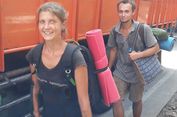 Warga Ciawi Heran Lihat Turis Rusia Jalan Kaki ke Pelabuhan Ratu