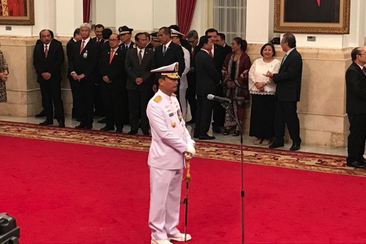 Kepala Staf TNI Angkatan Laut Laksamana TNI Siwi Sukma Adji. 