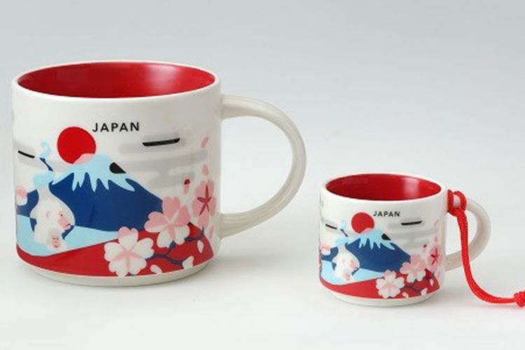You Are Here Collection kini mengeluarkan edisi Jepang dalam bentuk mug dan cangkir espresso yang dijual di gerai-gerai Starbucks seluruh Jepang. 