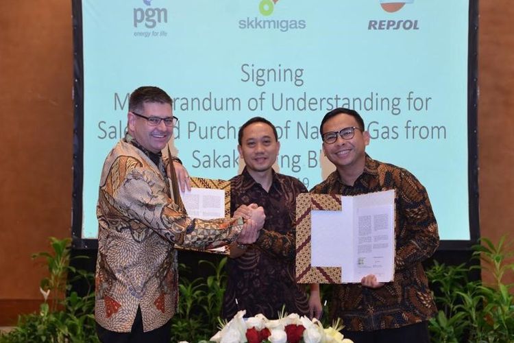 Penandatanganan (Memorandum of Understanding) Penjualan dan Pembelian Gas Bumi antara PGN dengan Talisman Sakakemang B.V. (TBSV) yang merupakan afiliasi dari Repsol Group.