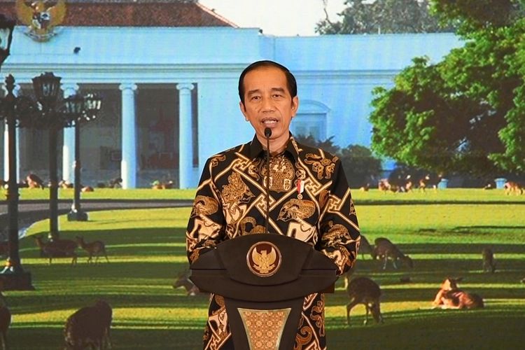 Presiden Jokowi Sampaikan Perkembangan Realisasi Program Pemulihan Ekonomi Nasional, Sabtu (26/9/2020). 