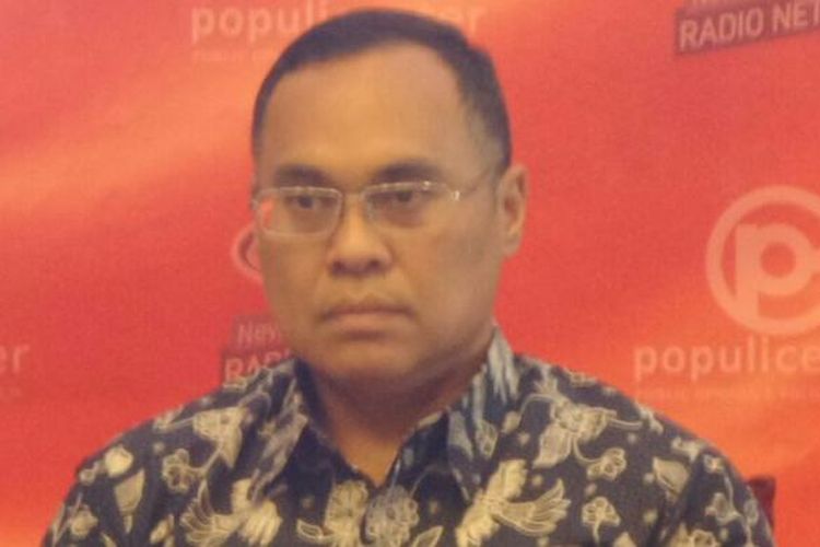 Guru Besar Hukum Internasional Universitas Indonesia, Hikmahanto Juwana dalam sebuah acara diskusi di bilangan Menteng, Jakarta Pusat, Sabtu (7/1/2017)
