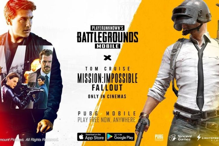 PUBG edisi Mission Impossible: Fallout