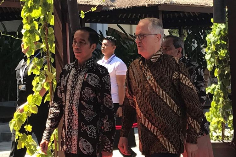 Presiden Joko Widodo di Our Ocean Conference (OOC) 2018 di Nusa Dua, Bali, Senin (29/10/2018)