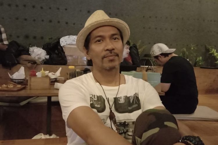 Ridho Slank saat dijumpai di kawasan Senopati, Jakarta Selatan, Kamis (20/6/2019).