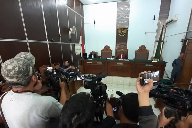 Sidang praperadilan di Pengadilan Negeri Jakarta Selatan dengan Kivlan Zen selaku pemohon, Senin (8/7/2019)