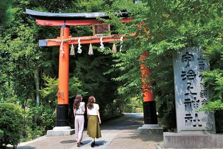 Kuil Ujigami di Kyoto, Jepang, ini terdaftar sebagai warisan budaya dunia UNESCO dan warisan budaya nasional Jepang. 