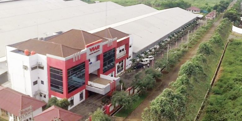 Pabrik sepeda motor Viar yang berlokasi di Bukit Semarang Baru (BSB), Jawa Tengah.