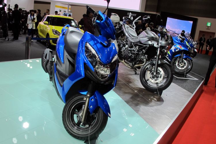 Line up motor Suzuki di Tokyo Motor Show 2017, Kamis (25/10/2017).