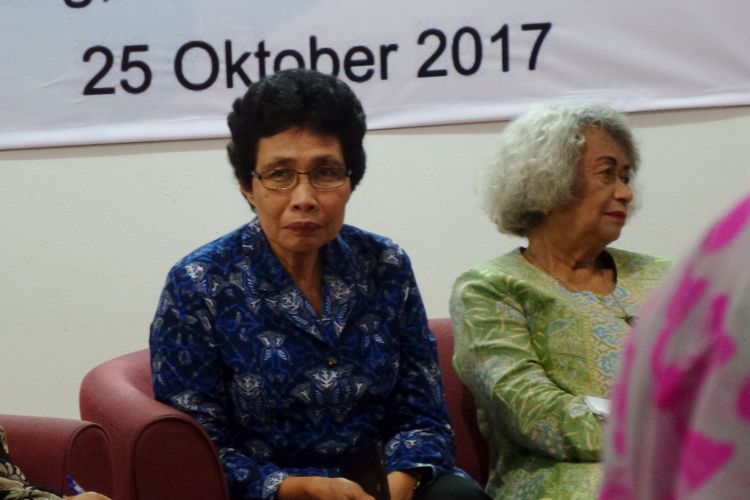 Hakim Tinggi Pengadilan Tinggi Medan Albertina Ho dalam diskusi di Universitas Padjajaran, Bandung, Rabu (25/10/2017).
