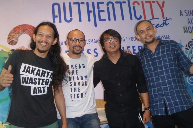 Suasana jumpa pers Authenticity Fest 2017 di Ecology Kemang, Jakarta Selatan, Selasa (24/10/2017).