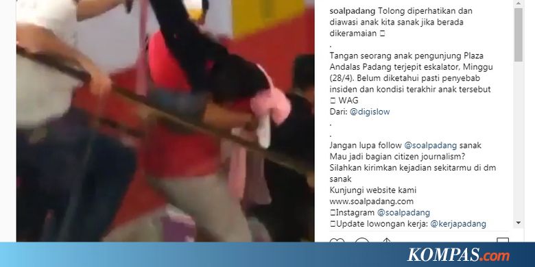 Fakta Viral Tangan Bocah Terjepit Eskalator di Mal, Polisi Periksa Orangtua hingga Kronologi Kejadian