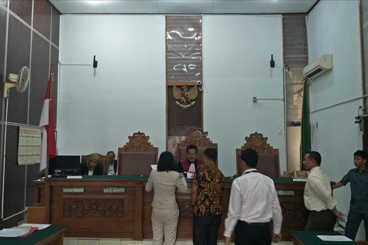 Persidangan praperadilan kasus empat pengamen Cipulir korban salah tangkap, di Pengadilan Negeri Jakarta Selatan, Senin (22/7/2019).
