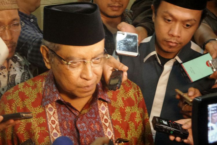 Ketua Umum Pengurus Besar Nahdlatul Ulama (PBNU) Said Aqil Siradj saat ditemui di kantor PBNU, Jakarta Pusat, Jumat (7/7/2017).