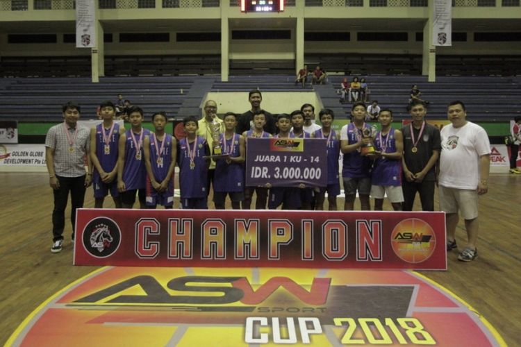 
Juara pertama All Star Winners (ASW) Cup 2018 kategori Kelompok Umur (KU) 14, Elite Bali.