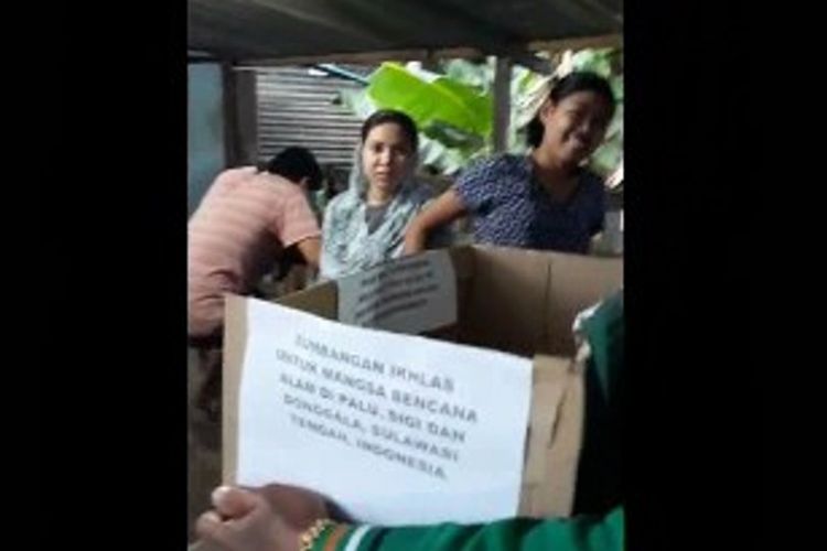 Ratusan TKI di Sabah, Malaysia bahu-membahu menghimpun bantuan untuk para korban bencana tsunami Palu, Sulawesi Tengah.