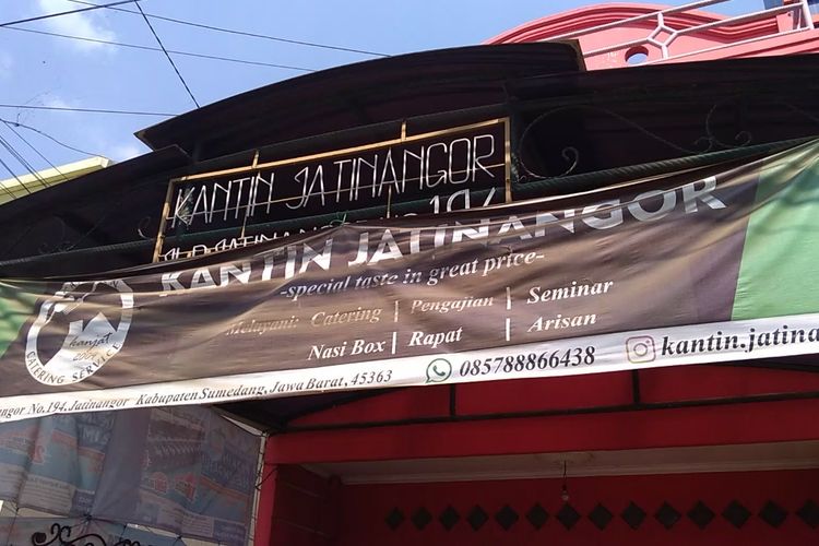 Kantin Jatinangor (Kanjat) di Jatinangor, Sumedang, Jawa Barat.